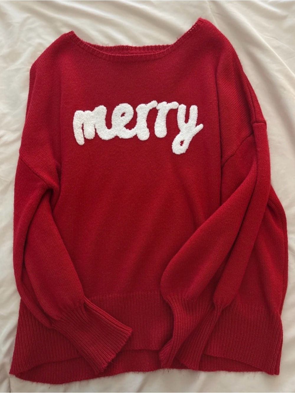 Merry Red Women’s Christmas Sweater